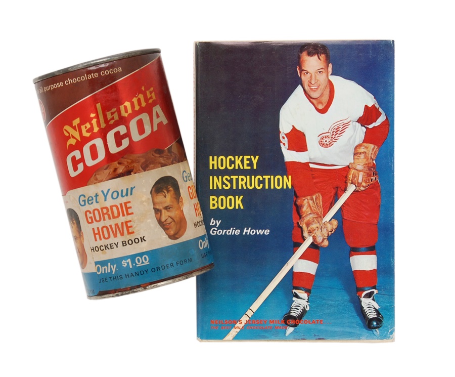 Hockey - 1963 Gordie Howe Neilson's Cocoa Can and Book
