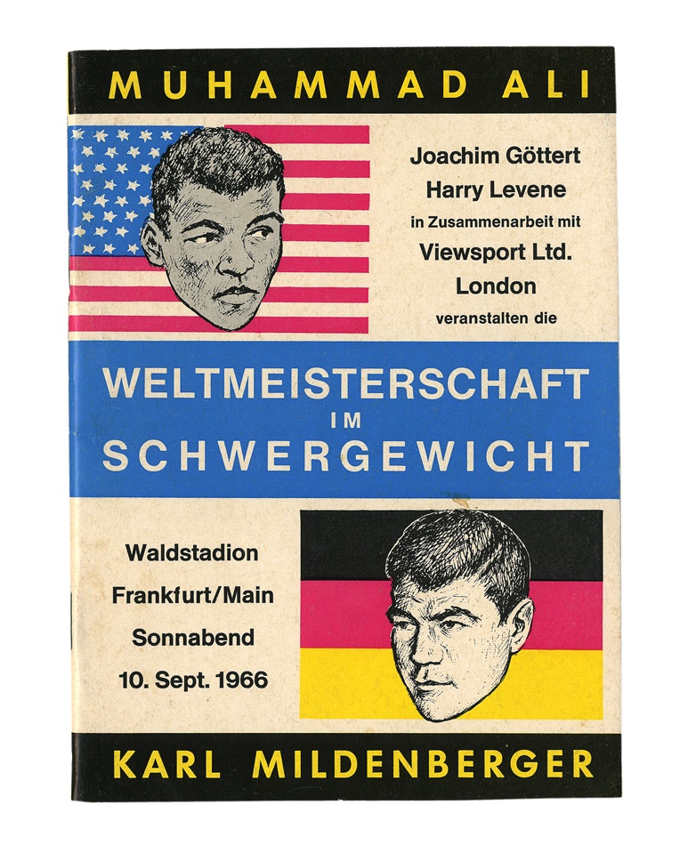 - Muhammad Ali vs. Karl Mildenberger September 10, 1966 On-Site Program