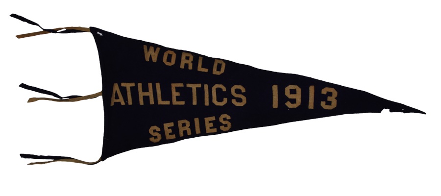 - 1913 Philadelphia Athletics World series Pennant