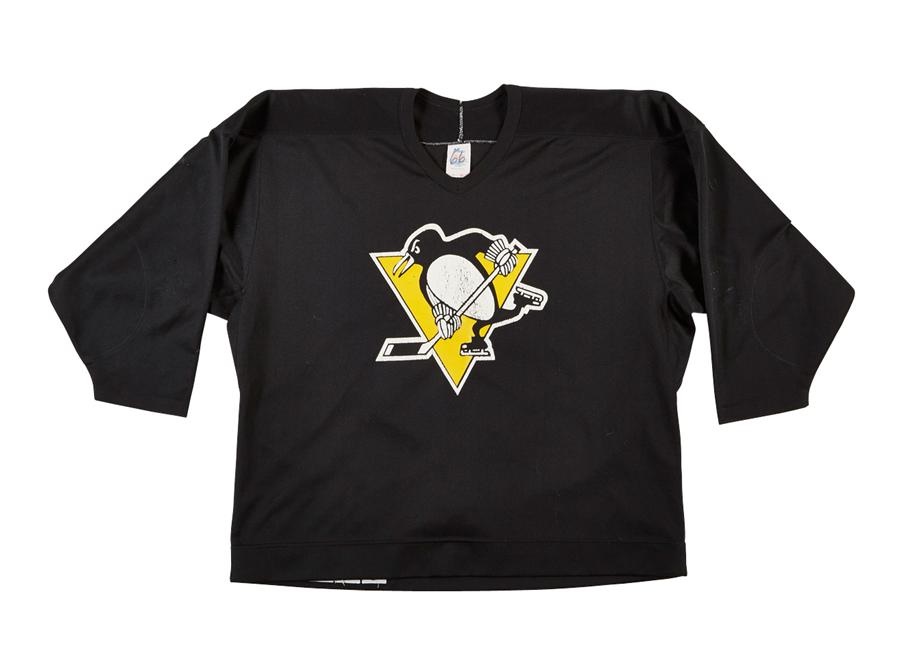 Hockey - Mario Lemieux Pittsburgh Penguins Practice Worn Jersey
