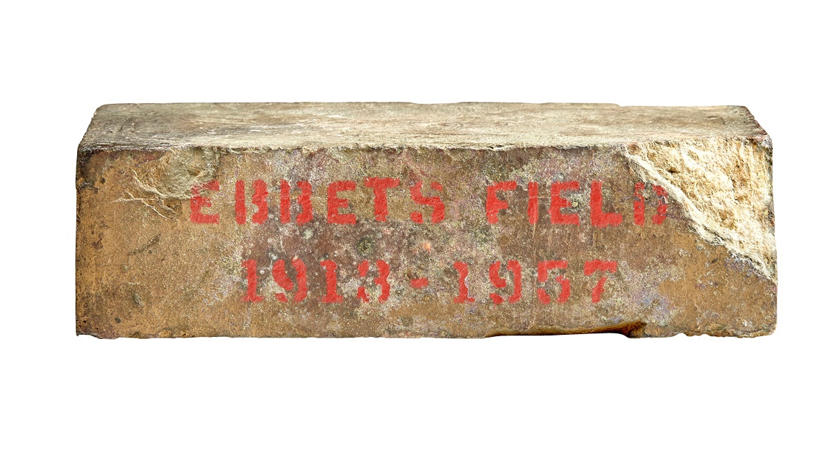 Jackie Robinson & Brooklyn Dodgers - Original Brooklyn Dodgers Ebbets Field Brick
