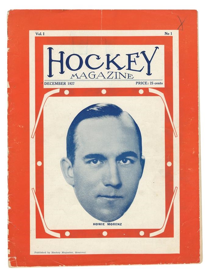 Hockey - Hockey Magazine #1 with Howie Morenz