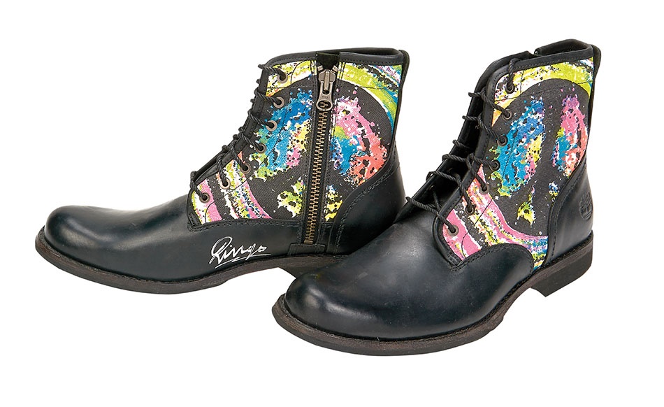 - Ringo Starr Signed Limited Edition Timberland Boots