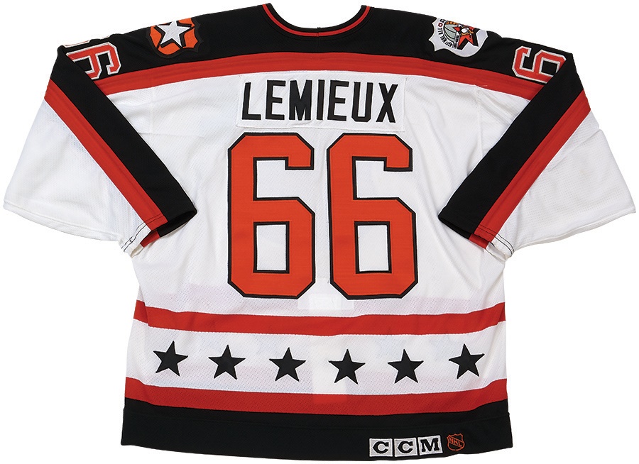 Hockey - 1990 Mario Lemieux NHL All-Star Game Worn Jersey