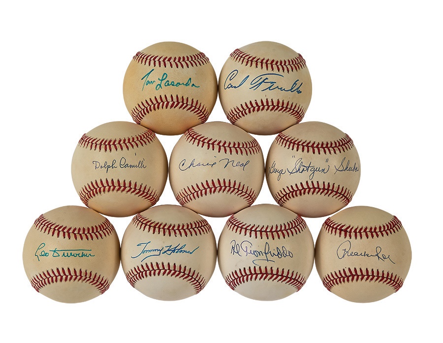 Jackie Robinson & Brooklyn Dodgers - Brooklyn Dodgers Single Signed Baseballs (50)