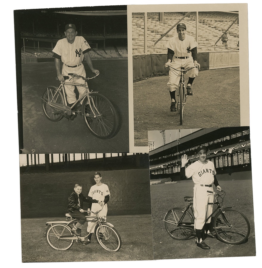 Jackie Robinson & Brooklyn Dodgers - 1951 Rollfast Bicycle Advertising Photos and Negatives (11)