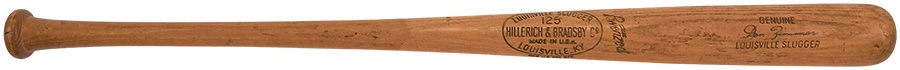 Jackie Robinson & Brooklyn Dodgers - Don Zimmer Game Used Bat