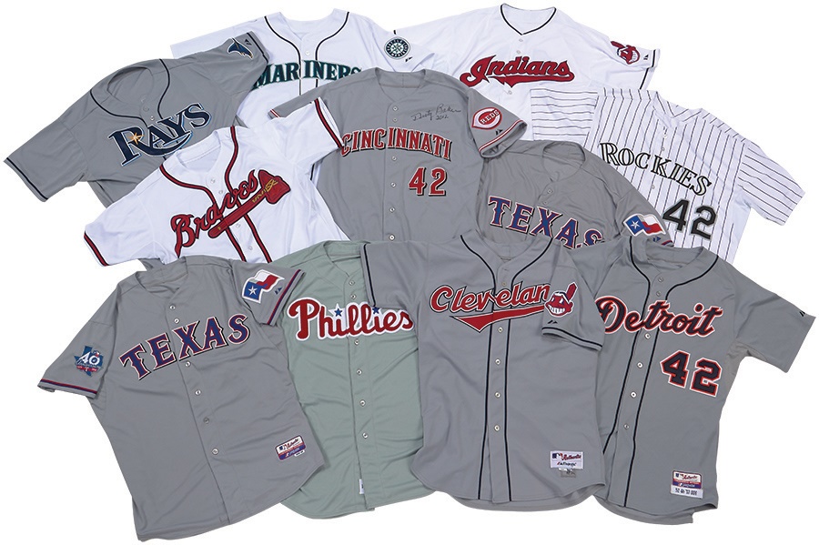 Jackie Robinson & Brooklyn Dodgers - Jackie Robinson Day Jersey Collection Including Dusty Baker (11)