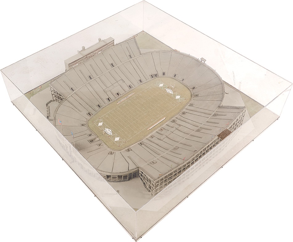 Stadium Artifacts - 1978 Penn State Beaver Stadium Architectural Model Dedicated to Joe Paterno