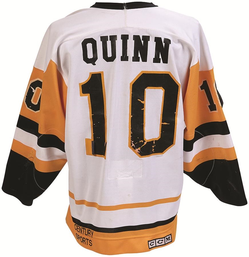 Hockey - 1988-89 Dan Quinn Pittsburgh Penguins Game Worn Jersey