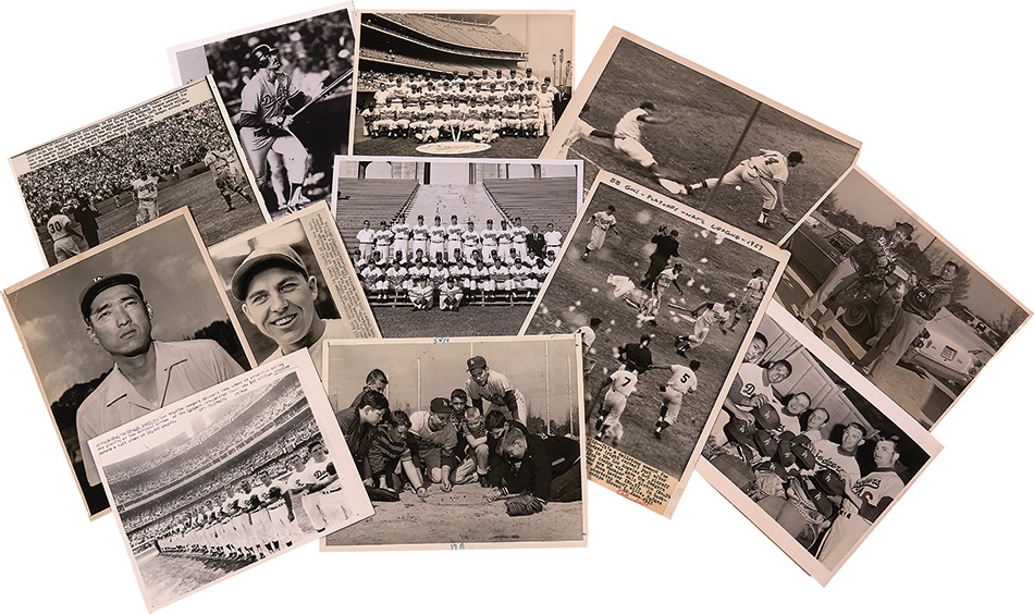 Jackie Robinson & Brooklyn Dodgers - Brooklyn & Los Angeles Dogers Wire & Publicity Photographs (248+) Ex-Sal Larocca