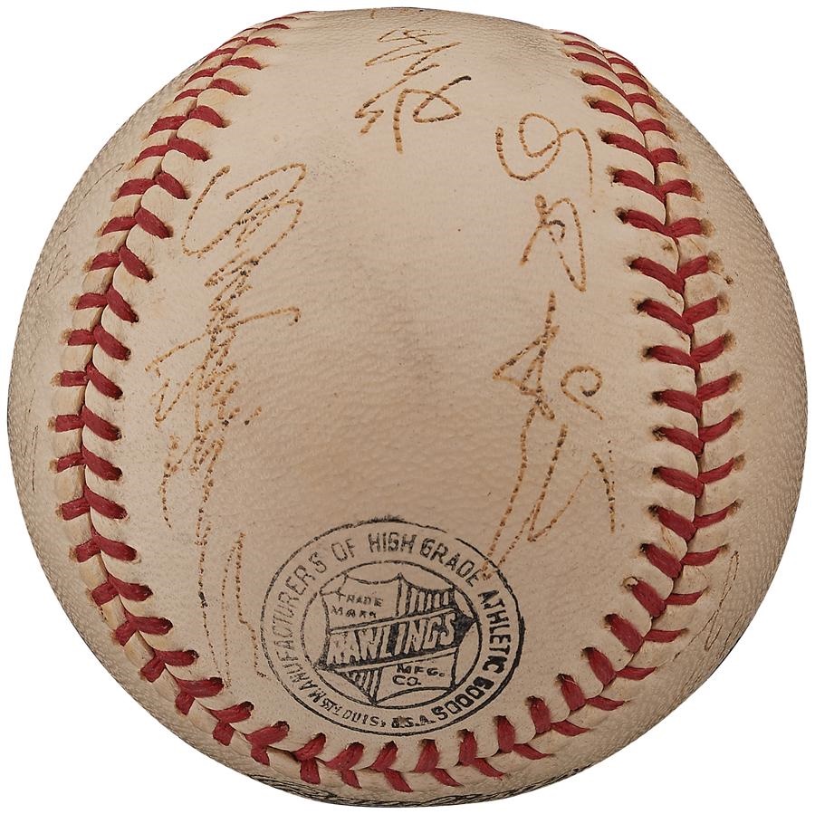 Jackie Robinson & Brooklyn Dodgers - 1956 Brooklyn Dodgers Tour of Japan "Central League Champions" Team Signed Baseball