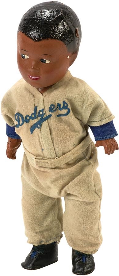 Jackie Robinson & Brooklyn Dodgers - Jackie Robinson Composition Doll