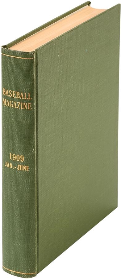 Baseball Magazine Collection - 1909 Baseball Magazine Bound Volume