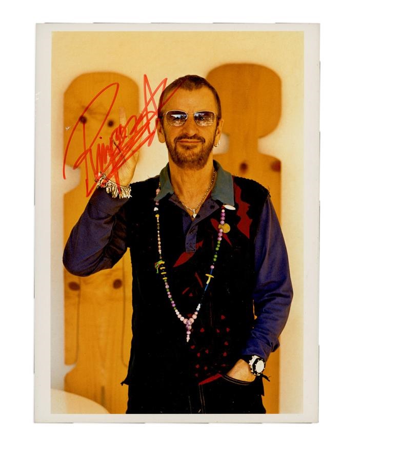 - Ringo Starr Vintage Signed Photo