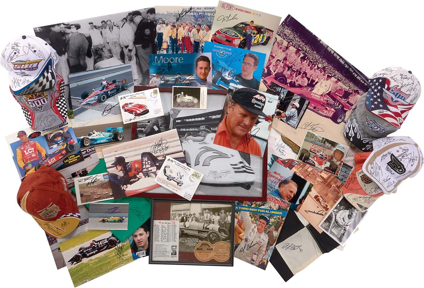 Kubina And The Mick - Massive Auto Racing Autograph Collection with Big Names & Rarities (1500+)