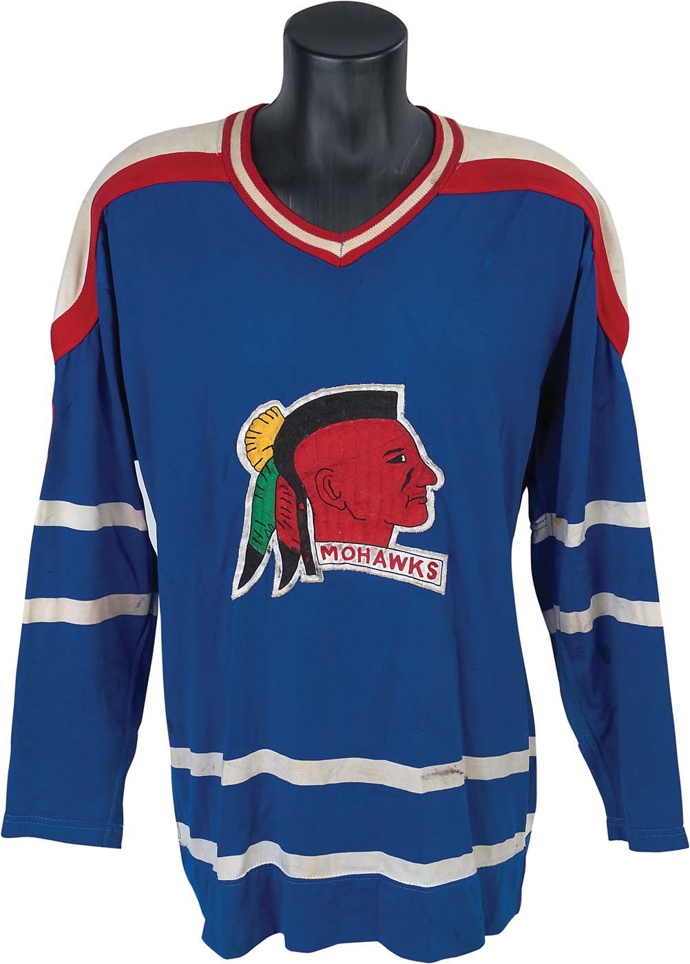 Hockey - Late-1970s Muskegon Mohawks Game Worn Jersey