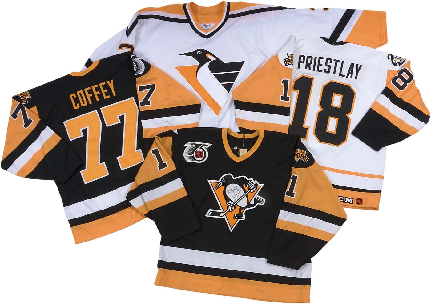 Hockey - 1990s-2000s Pittsburgh Penguins Game Worn Jerseys (4)