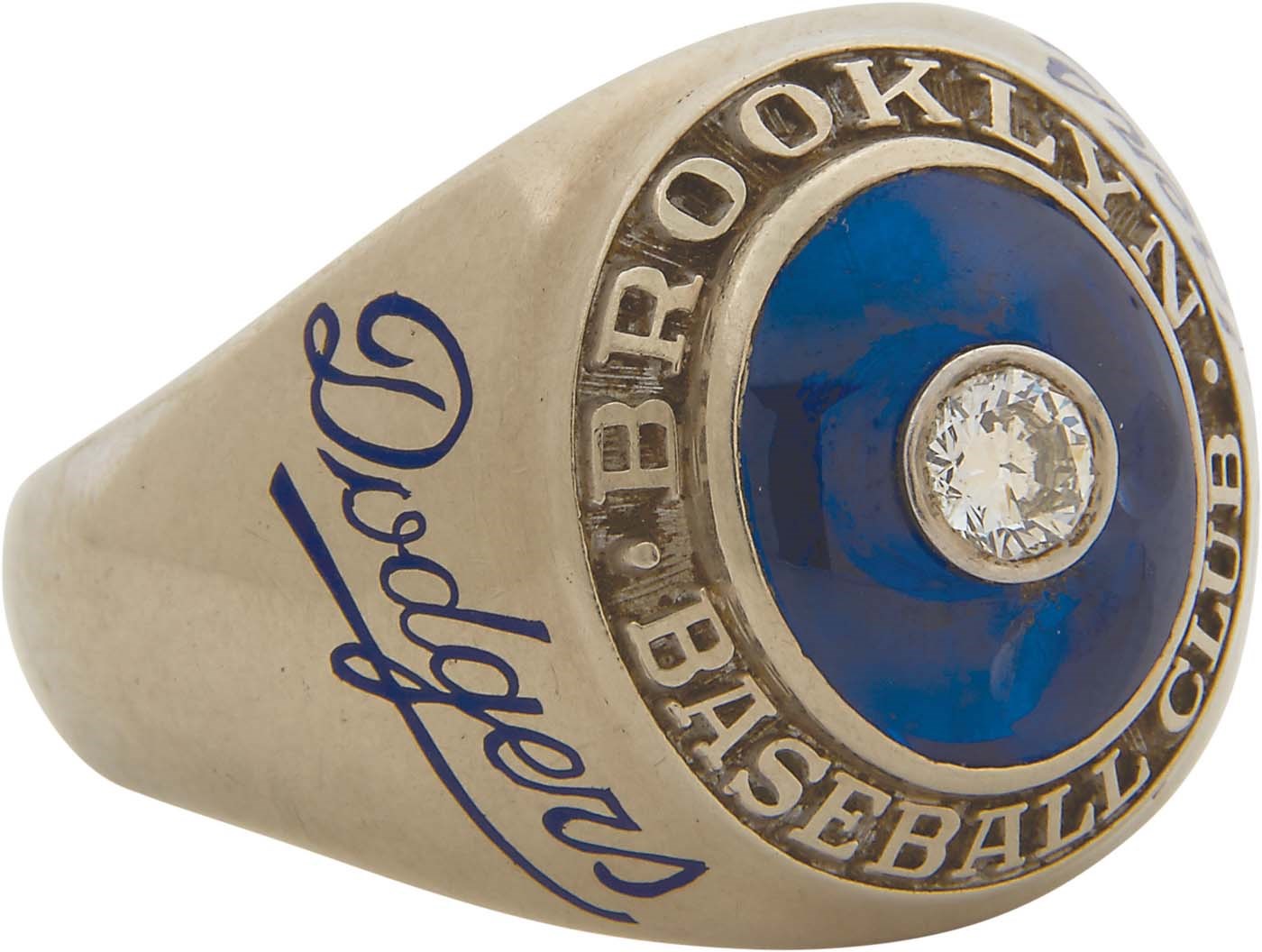 Jackie Robinson & Brooklyn Dodgers - Circa 1947 Hap Minor Brooklyn Dodgers Team Ring