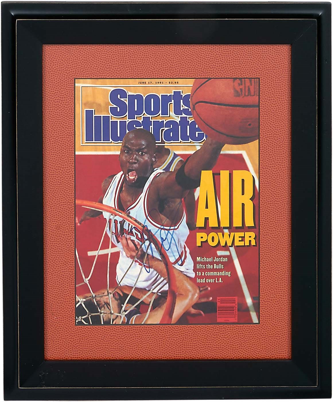 - Michael Jordan Signed Sports Illustrated & Ring Display