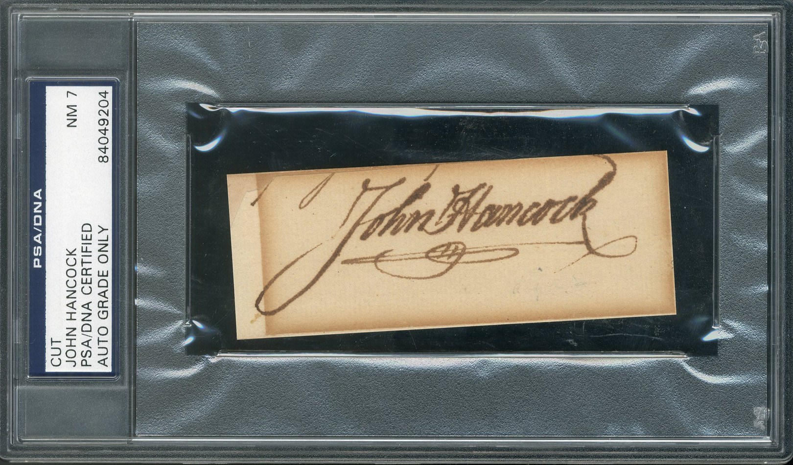 - John Hancock Signature (PSA 7)