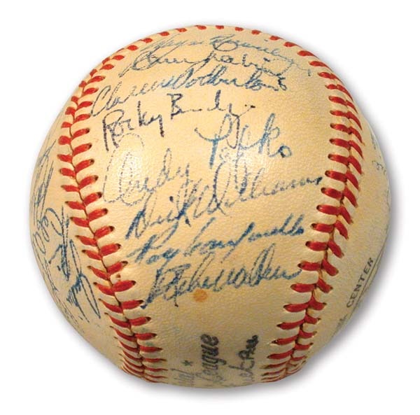Jackie Robinson & Brooklyn Dodgers - 1951 Brooklyn Dodgers Team Signed Baseball