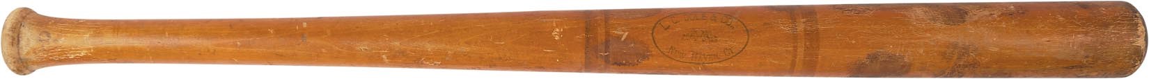 Early Baseball - 1880s L.C. Dole Bat Used by Samuel M. Chase