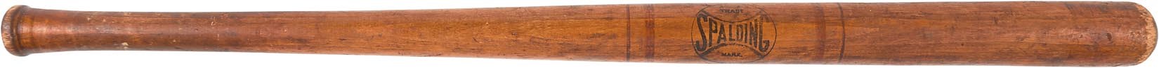 Early Baseball - 1880s Spalding Monstrous "Fat Barrel" Bat (Samuel M. Chase Collection)