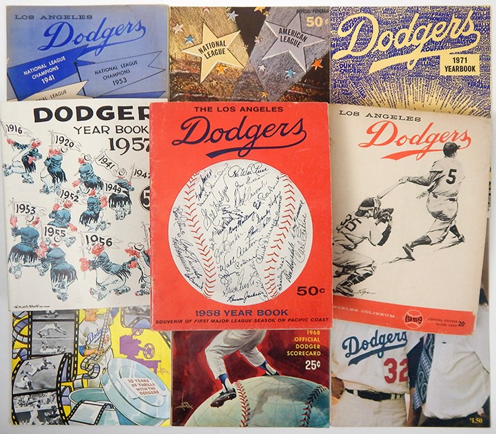 Jackie Robinson & Brooklyn Dodgers - 1957-1985 Los Angeles Dodgers Publications (24)