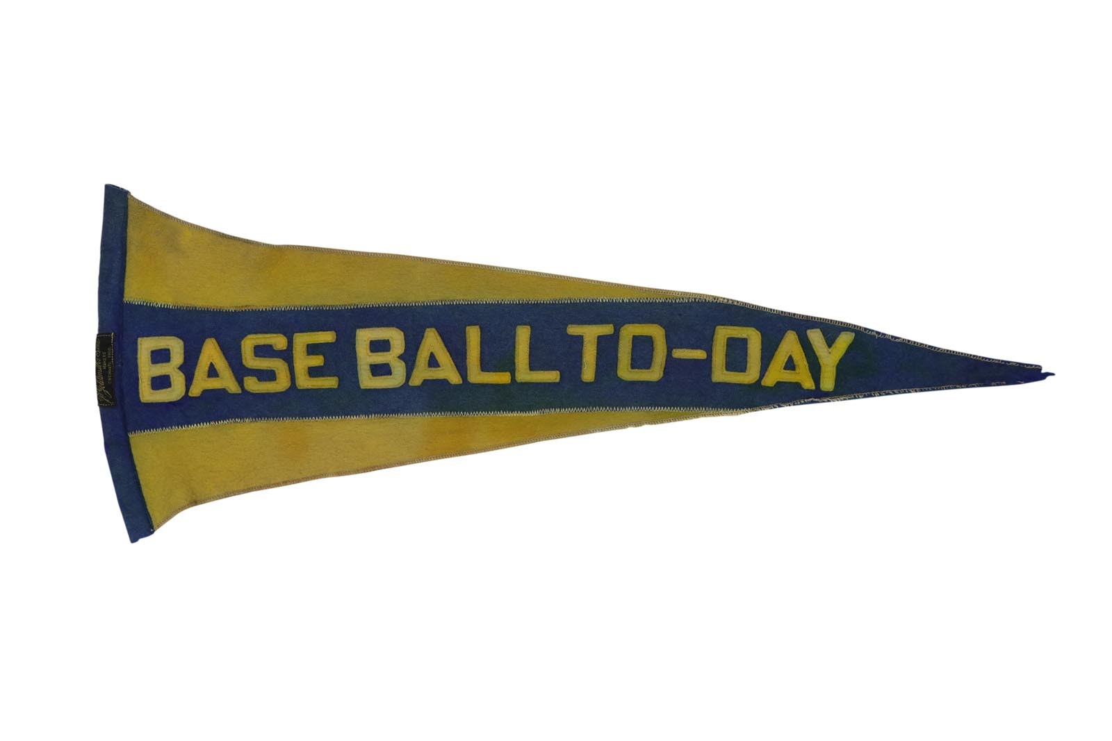 Early Baseball - Circa 1907 "Base Ball Today" Pennant