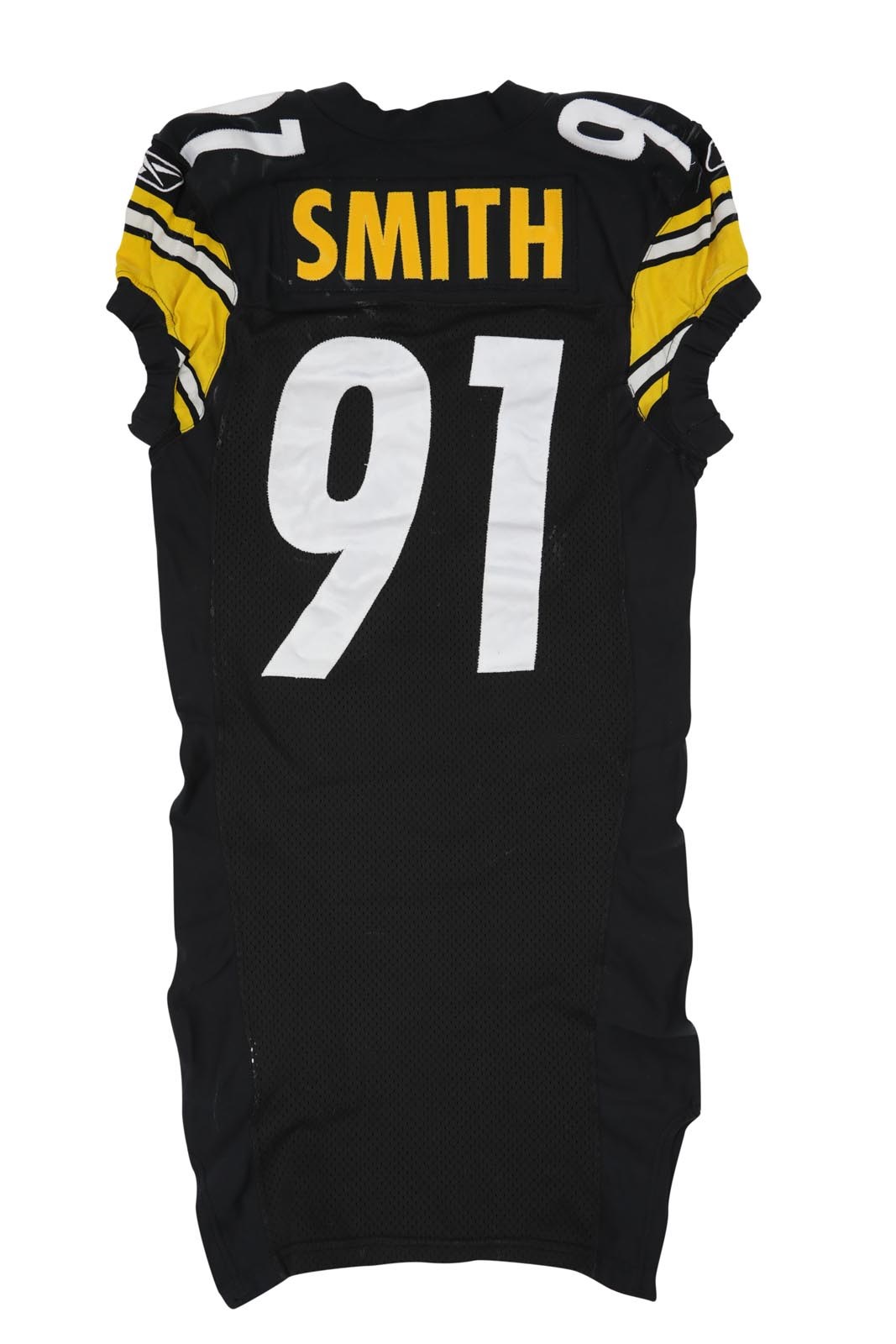 The Pittsburgh Steelers Game Worn Jersey Archive - 2005 Aaron Smith Game Worn Pittsburgh Steelers Jersey (Photo-Matched, Steelers COA)
