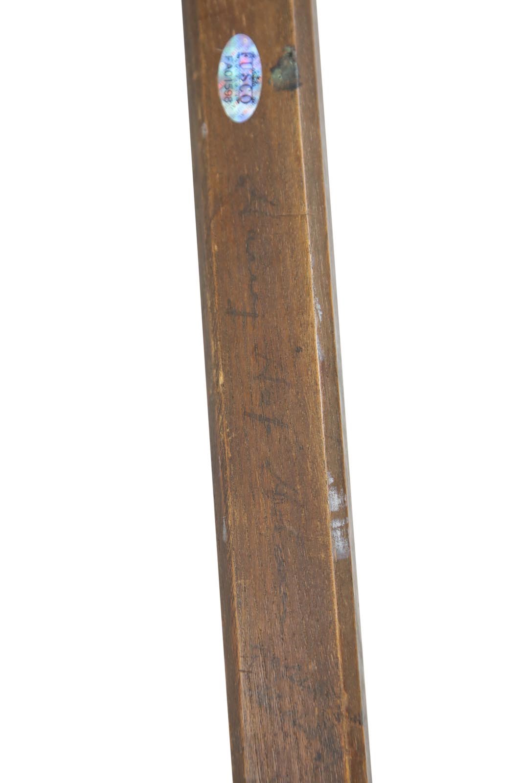 Hockey - 1935-36 Cleveland Falcons Team Signed Stick with Hap Holmes (PSA)