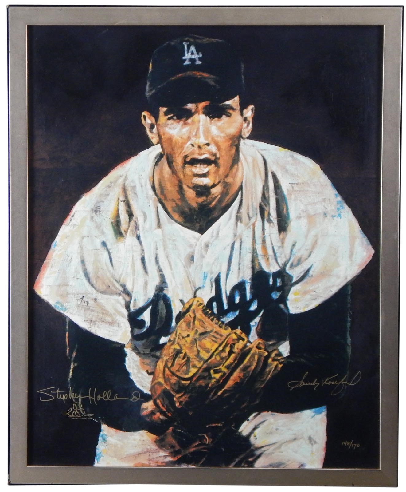 Artists - Koufax "Looking In" Holland Giclee From Sandy Koufax's Personal Collection