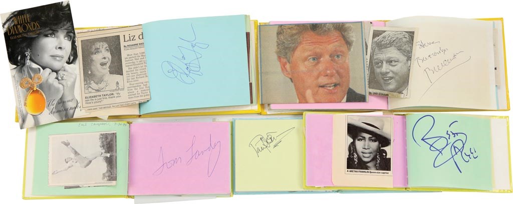 - Outstanding In-Person Autograph Books (600+ sigs)