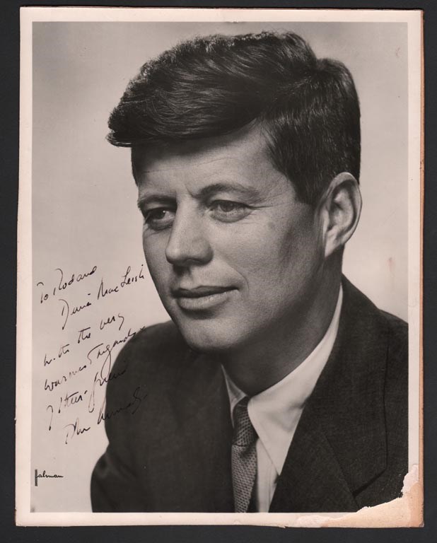 - 1950s John F. Kennedy Signed Photograph to Famed Journalist (PSA)