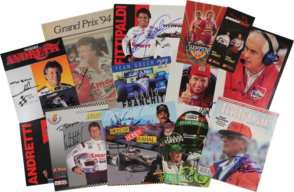 - Auto Racing Autograph Collection w/Three Paul Newmans (145)