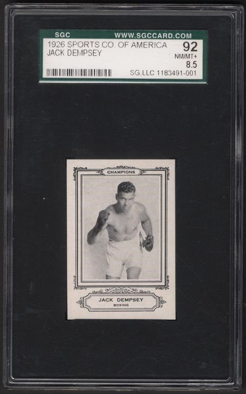 - 1926-27 Sports Co. of America Jack Dempsey (SGC 92)