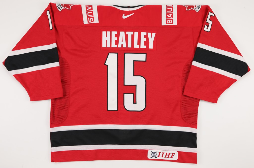 Hockey - 2003 Dan Heatley Team Canada World Championships Game Worn Jersey (ex-Nike Rep Sourced)