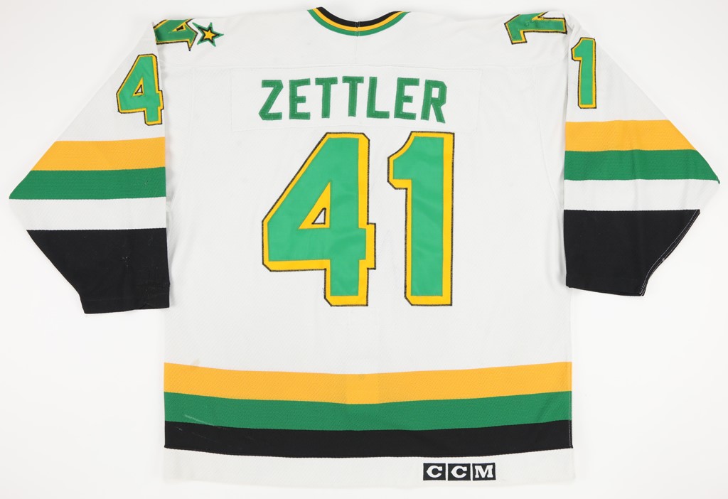 Hockey - Circa 1989-90 Rob Zettler Minnesota North Stars Game Worn Jersey