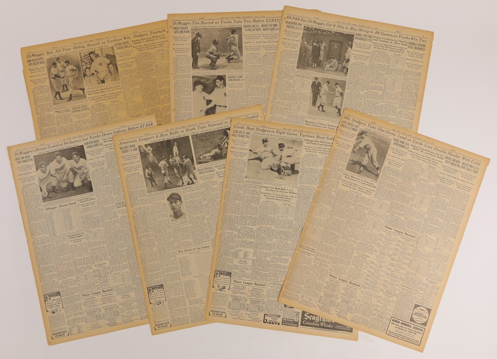 - Joe DiMaggio 56 Game Hitting Streak Newspapers (7)