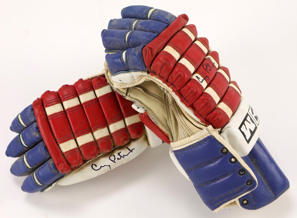 Hockey - Craig Patrick Signed Game Used Gloves (Patrick Collection)