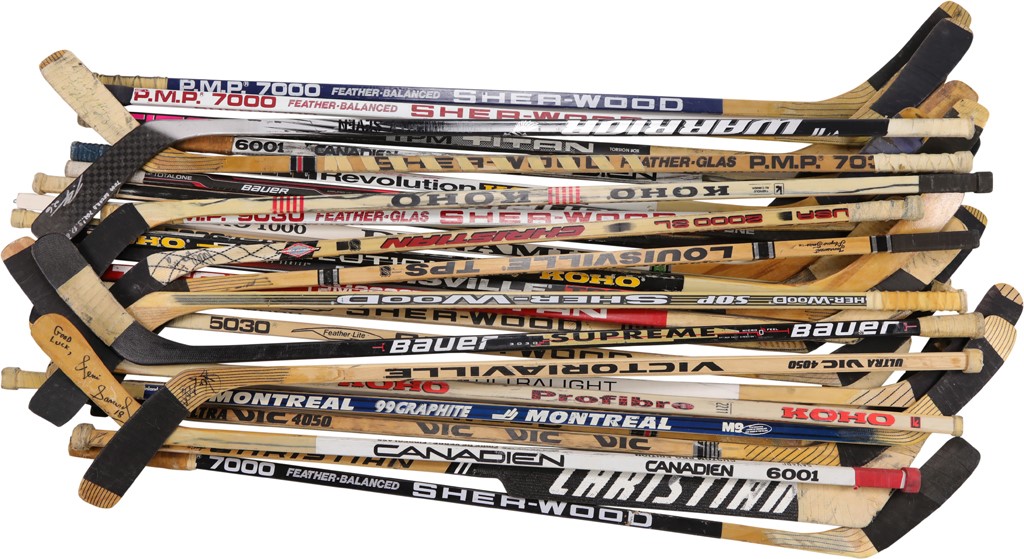 Hockey - Beautiful NHL Game Used Stick Collection with Lemieux & Messier (30)