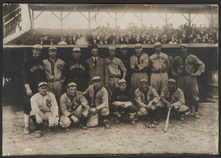Early Baseball - 1910 First Ever "All Star Game" Photograph with Ty Cobb - From the Harry Lord Estate