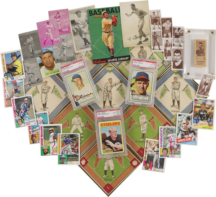 - Collection of Vintage Cards, Autographs and More