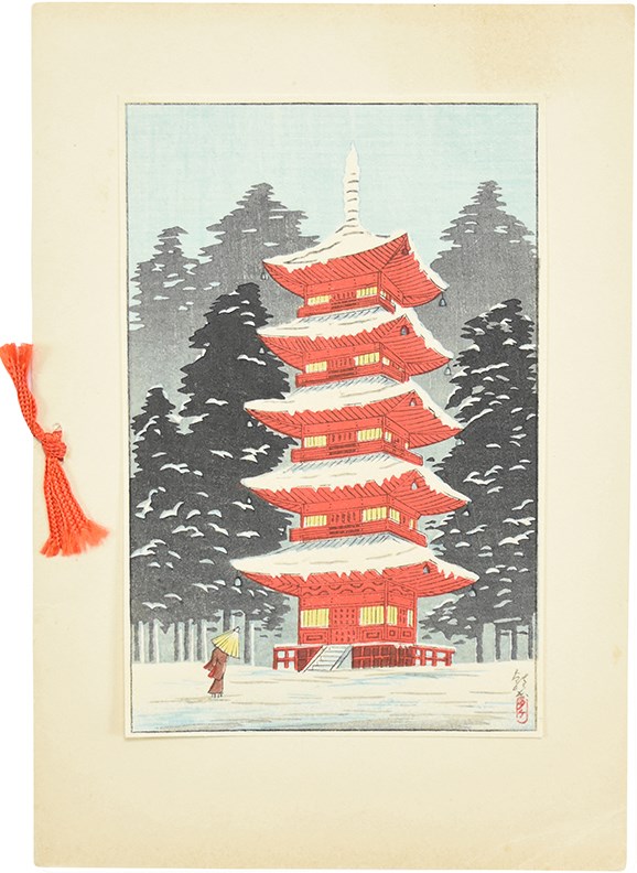 - 1934 Tour of Japan Christmas Card from Lou Gehrig (ex-Gehrig Estate)