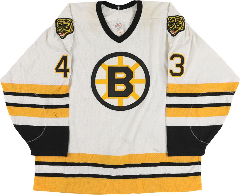 Hockey - 1993-94 Al Iafrate Boston Bruins NHL Game Worn Jersey