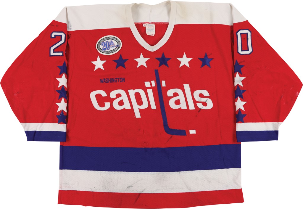 Hockey - 1995-96 Michal Pivonka Washington Capitols NHL Game Worn Jersey