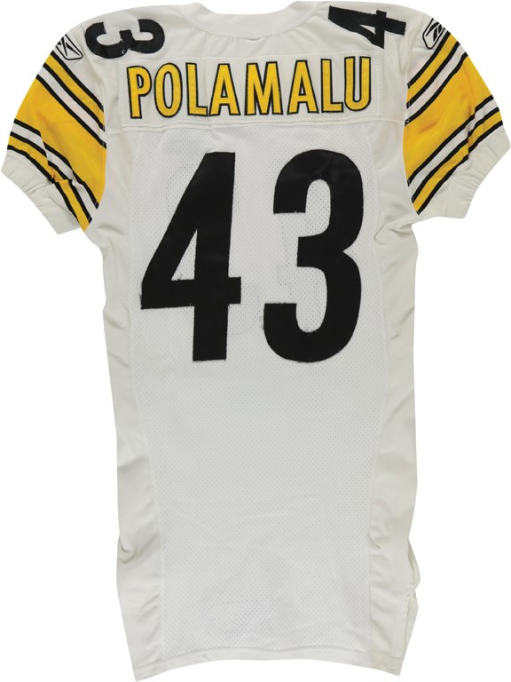 The Pittsburgh Steelers Game Worn Jersey Archive - 2004 Troy Polamalu Pittsburgh Steelers Game Worn Jersey (Photo-Matched to Four Games)