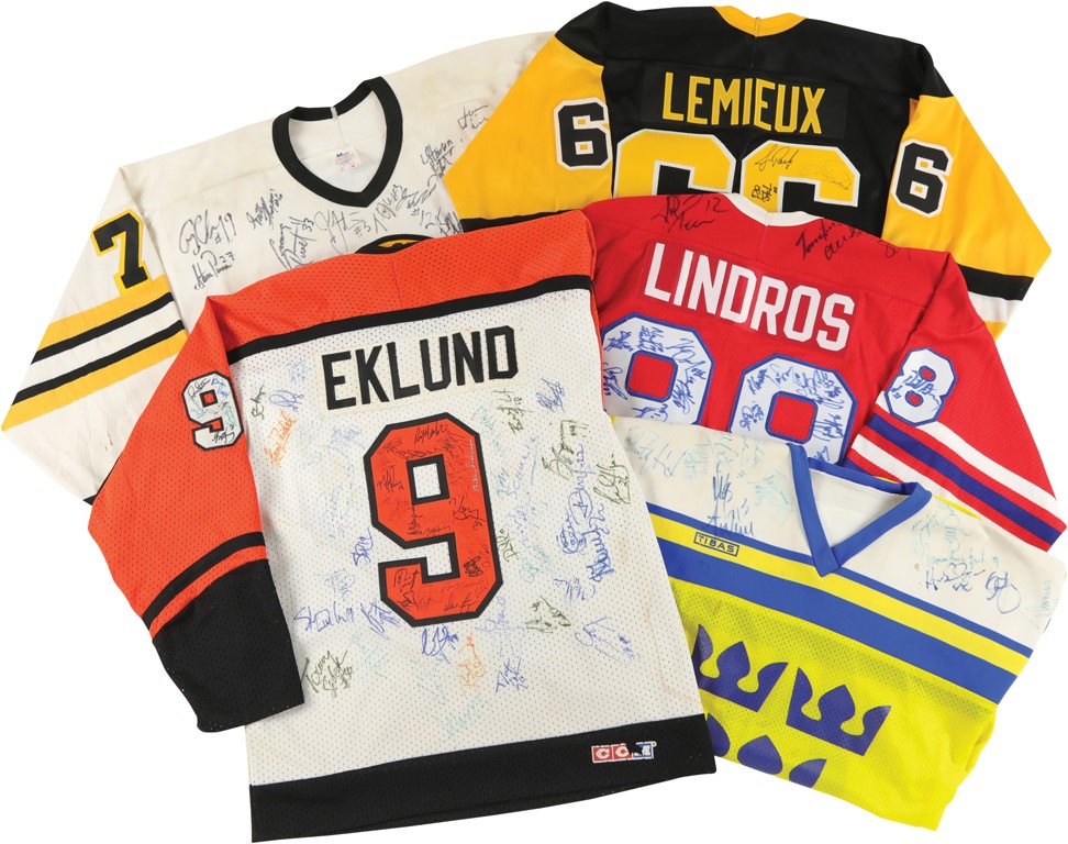 Hockey - 1980s-90s NHL Team-Signed and Game Worn Jerseys (5)