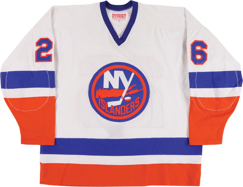 Hockey - 1983-84 Dave Langevin New York Islanders Game Worn Jersey